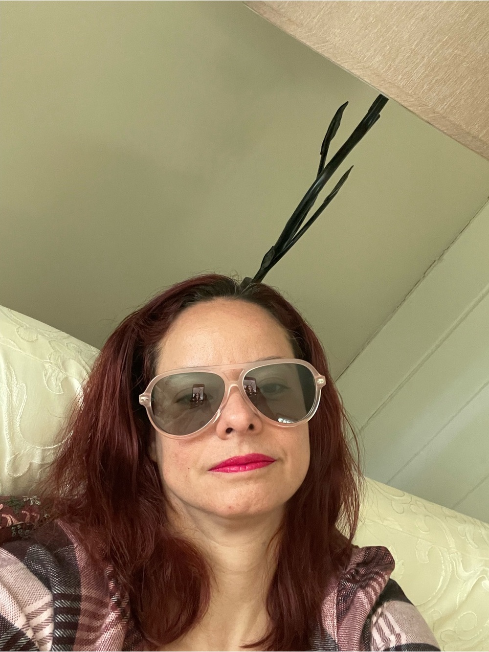 ❌Sold❌Isabel Marant Aviator Sunglasses in Pink - Picture 11 of 13